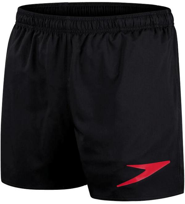 Men's Sport Logo 16 Inch Swim Shorts, Black /