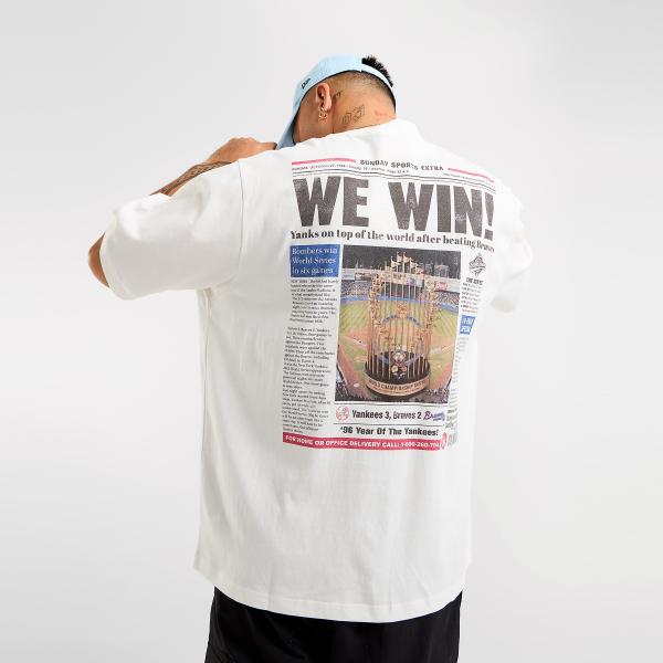 Majestic NY Yankees 'We Win' Vintage T