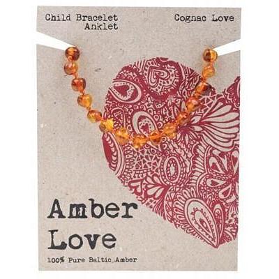 Amber Love Child Bracelet Cognac