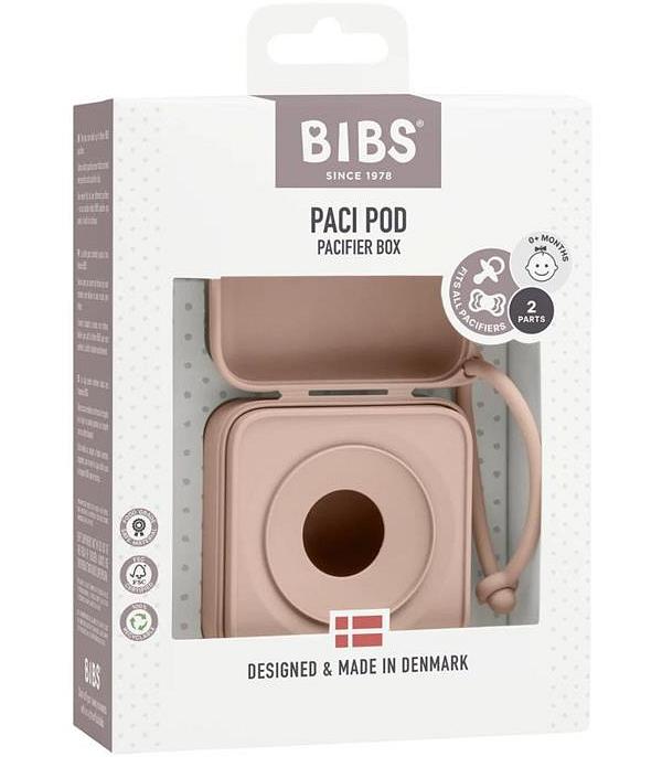BIBS Pacifier Box Blush
