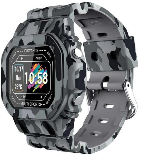 Nexus - Kids and Teens Smartwatch - Grey Camouflage