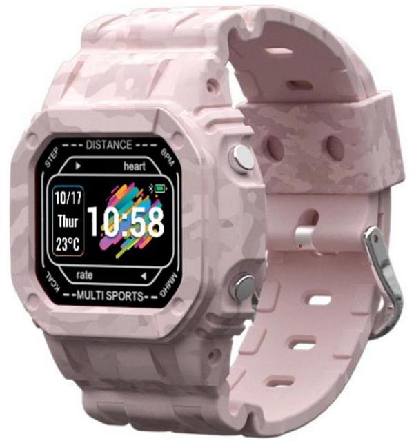Nexus - Kids and Teens Smartwatch - Pink Camouflage