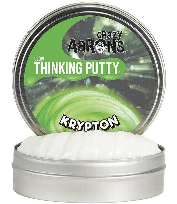 Crazy Aarons Glow Thinking Putty Krypton