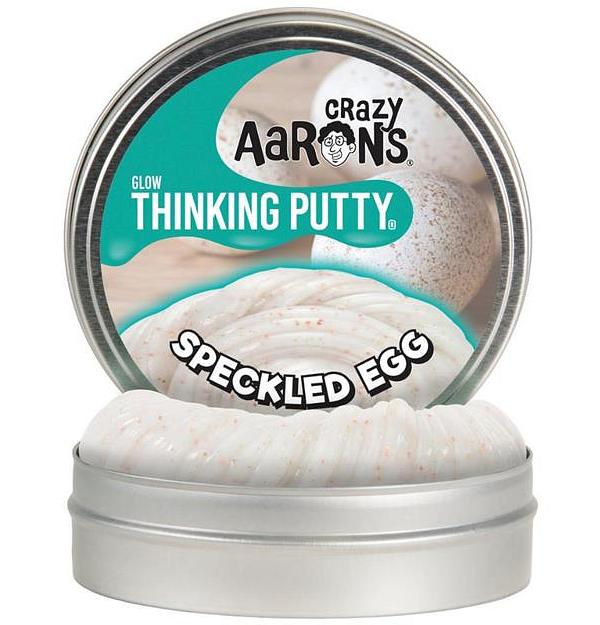 Crazy Aarons Glow Thinking Putty Speckled Egg