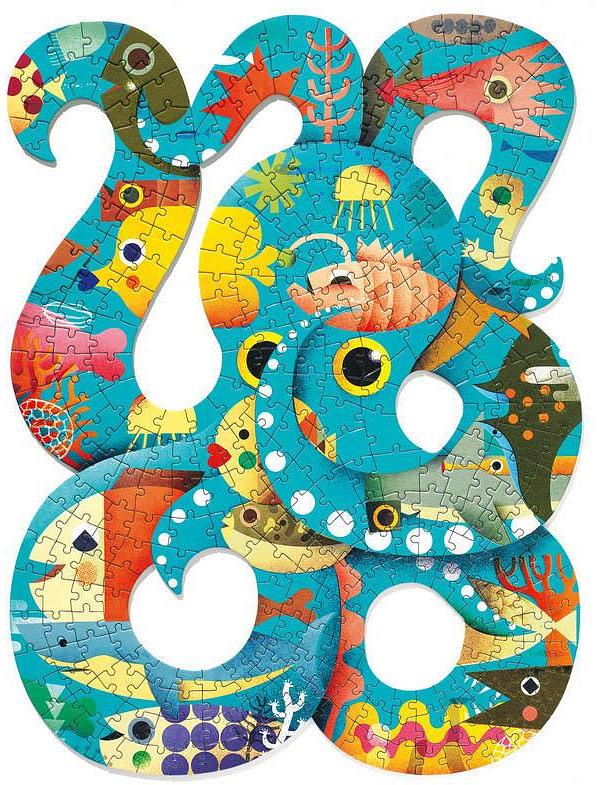 Djeco Puzz Art Octopus Puzzle 350pc