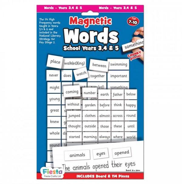 Magnetic Words and Board Grades 3,4 and 5
