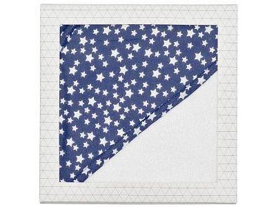 Baby Hooded Towel Navy Star