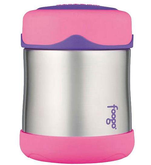 Foogo Thermos Insulated Pink Food Container 290ml