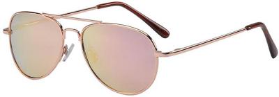 Frankie Ray Sunglasses 3 years+ Jet Aviator Rose Gold