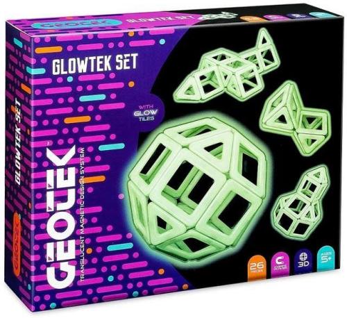 Geotek 3D Glowtek Magnetic Construction Set 26 Piece