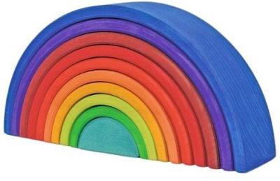 Grimm's Counting Wooden Rainbow 10pcs
