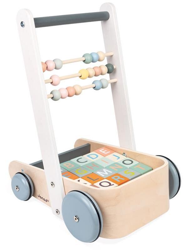 Janod Cocoon Walker with Blocks
