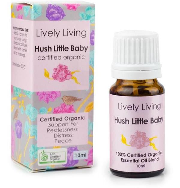 Lively Living 100% Certified Organic Essential Oil Hush Little Baby