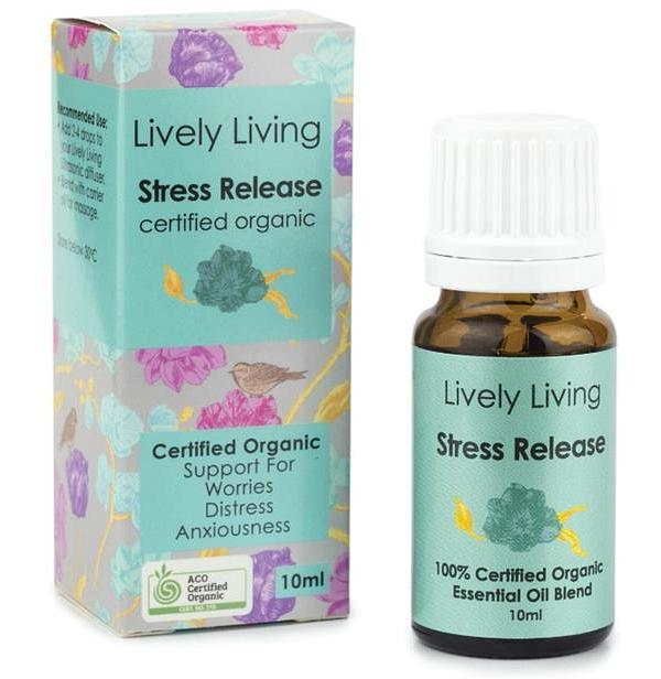 Lively Living 100% Certified Organic Essential Oil Stress Release