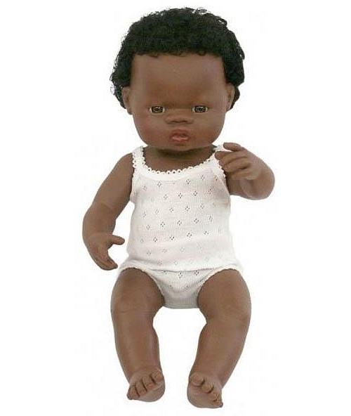 Miniland African Baby Boy Doll