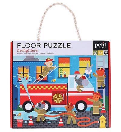 Petite Collage Firefighters Floor Puzzle