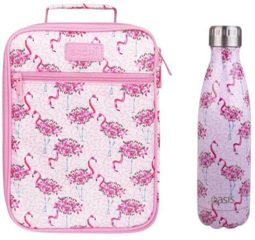 Flamingos Bag and Bottle Combo