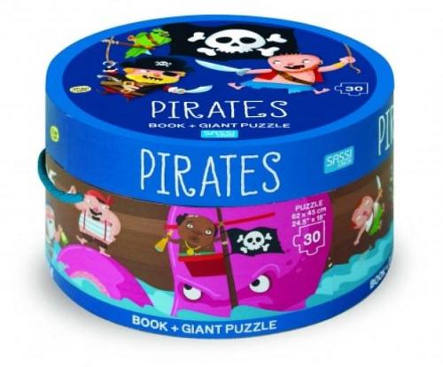 Pirates Giant Puzzle & Book 30 pcs