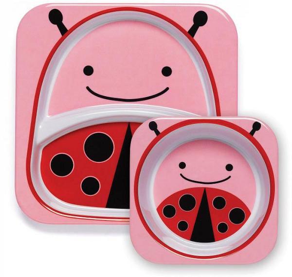 Skip Hop Zoo Ladybug Melamine Dinnerware