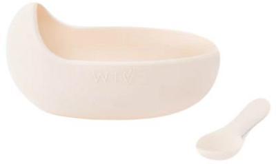 Silicone Bowl and Spoon Set Blush