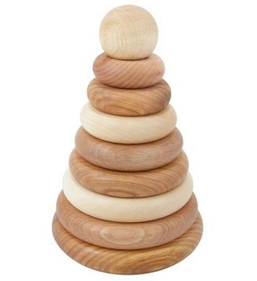 Wooden Story Natural Round Stacker