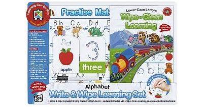 Write and Wipe Learning Set Alphabet Skills