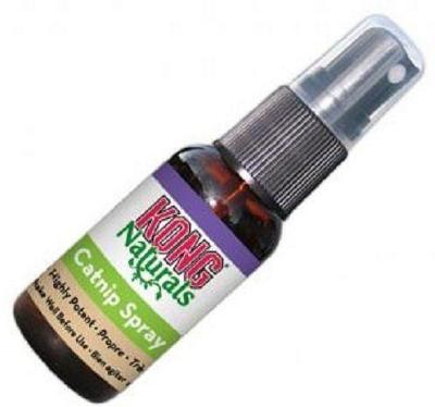 3 x KONG Naturals Catnip Spray Pure North American Catnip - 30ml