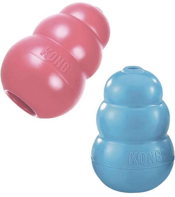 4 x KONG Puppy Dog Toy -