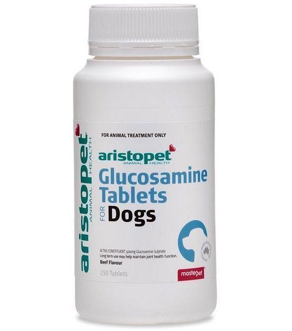 Aristopet Glucosamine Beef Flavoured Tablets for Dog Joint Health - 250 tablets