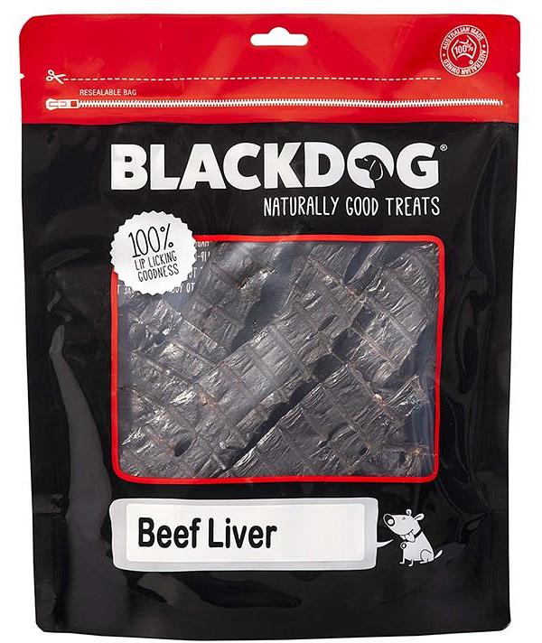 Black Dog 100% Australian Dried Beef Liver Treats for Cats & Dogs - 1kg