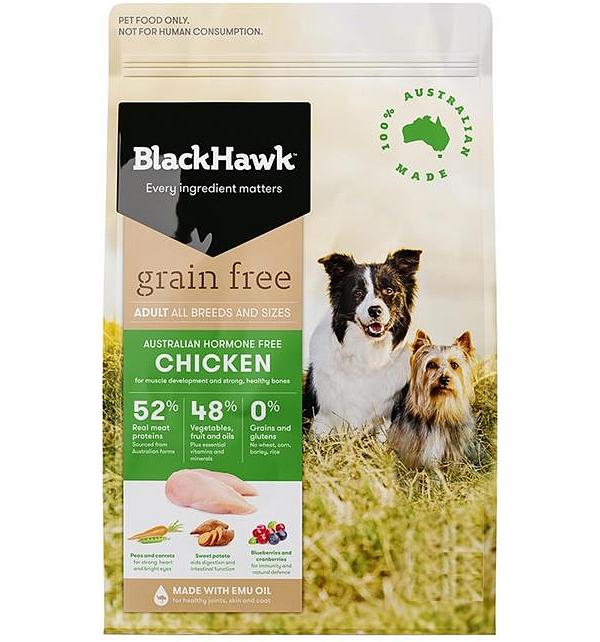 Black Hawk Grain Free Chicken Adult Dry Dog Food 15kg