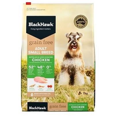 Black Hawk Grain Free Chicken Dry Dog Food for Small Breeds 7kg