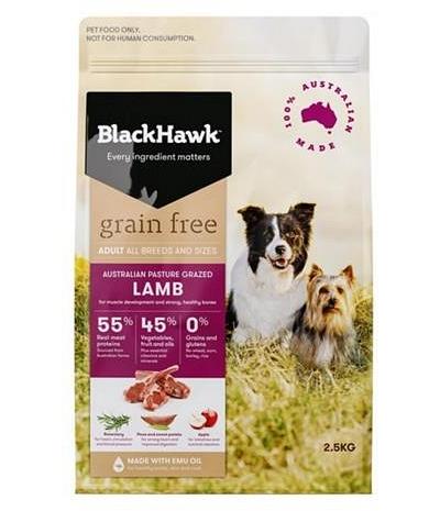 Black Hawk Grain Free Lamb Adult Dog Food 7kg