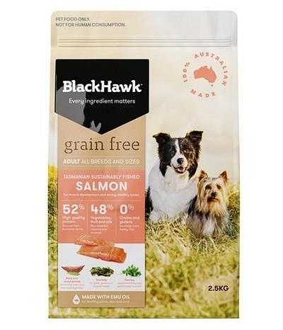 Black Hawk Grain Free Salmon Adult Dry Dog Food 7kg