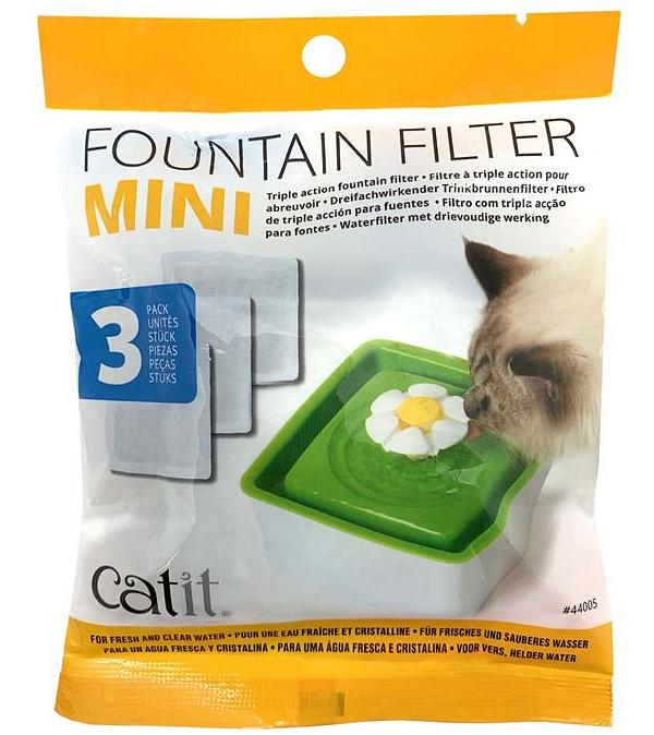 Catit 2.0 - Senses Cartridge Filters for Mini Flower Water Fountain (3 Pack)