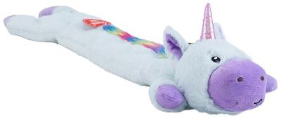 Charming Pet Longidudes Extra Long 75cm Plush Squeaker Dog Toy - Unicorn