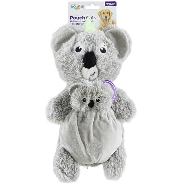 Charming Pet Pouch Pals Plush Dog Toy - Koala with Baby in Pouch