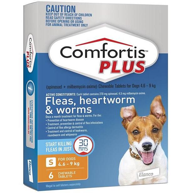 Comfortis PLUS 4.6-9kg [Colour: Orange] 6 Pack