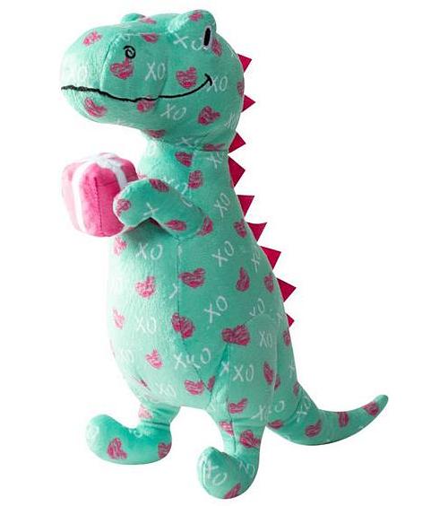 Fringe Studio Plush Squeaker Valentine's Day Dog Toy - XO Rex