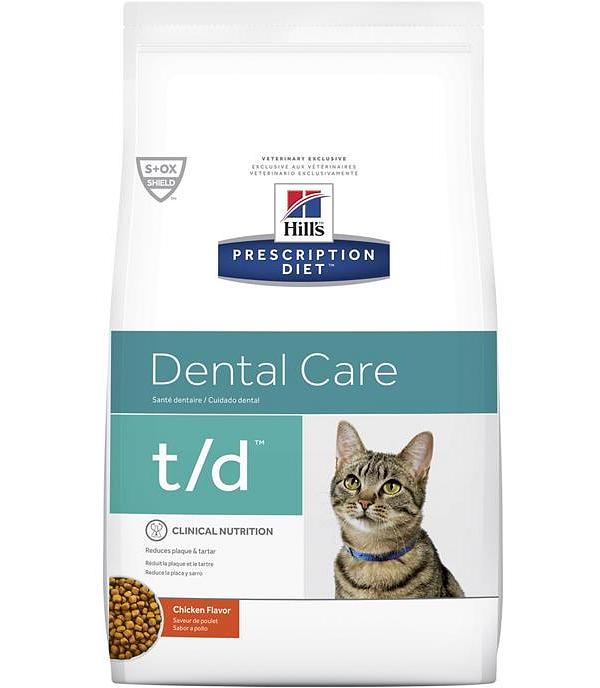 Hills Prescription Diet t/d Dental Care Dry Cat Food 1.5kg