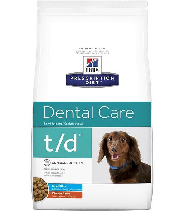 Hills Prescription Diet t/d Small Bites Dental Care Dry Dog Food 2.25kg