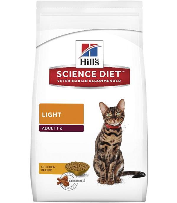 Hills Science Diet Adult Light Dry Cat Food 2kg