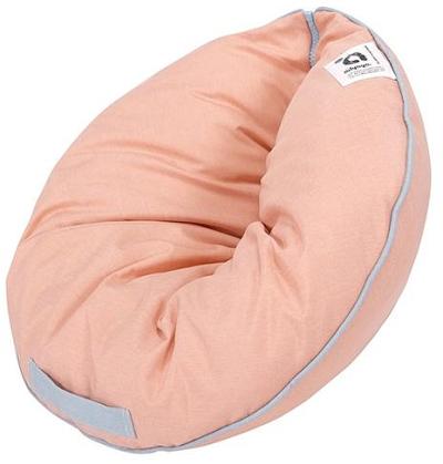 Ibiyaya Snuggler Super Comfortable Nook Pet Bed - Playful Peach