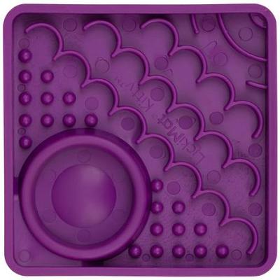 Lickimat Kitty Slow Food Bowl Anti-Anxiety Mat for Kittens - Purple