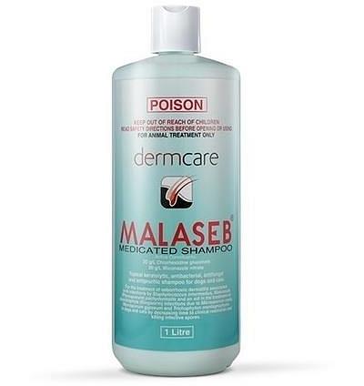 Malaseb Medicated Pet Shampoo & Antifungal Treatment for Cats & Dogs - 1 litre