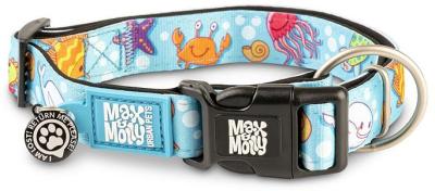 Max & Molly Smart ID Dog Collar - Blue Ocean -
