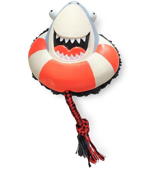 Max & Molly Squeaker Snuggles Dog Toy - Frenzy the Shark