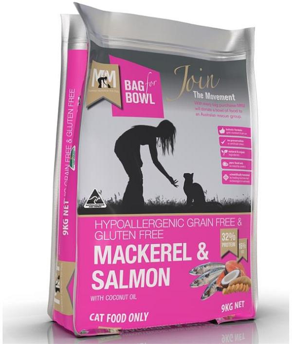 Meals for Meows Grain Free Mackerel & Salmon - Dry Cat Food - 9kg