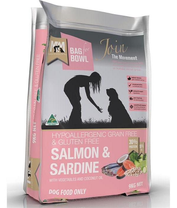 Meals for Mutts Grain Free Salmon & Sardine Dry Dog Food - 9kg
