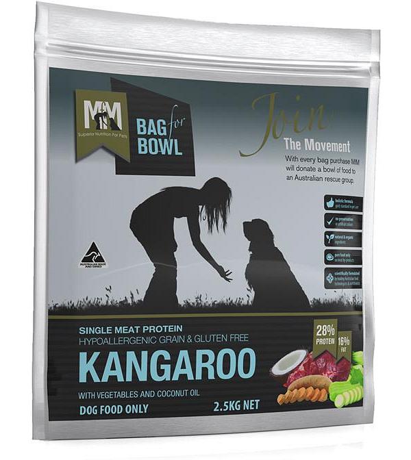 Meals for Mutts Single Ingredient Grain Free Dry Dog Food - Kangaroo 2.5kg